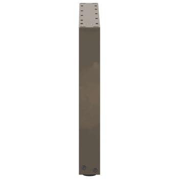 Couchtischbeine U-Form 2 Stk. Naturstahl 50x(42-43) cm Stahl