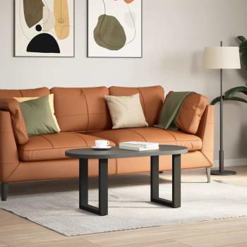 ARDEBO.de - Couchtischbeine U-Form 2 Stk. Schwarz 38x(42-43) cm Stahl