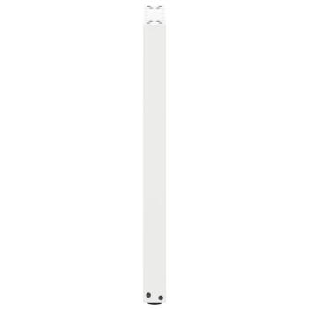 Konsolentischbeine U-Form 2 Stk. Weiß 38x(72-73) cm Stahl