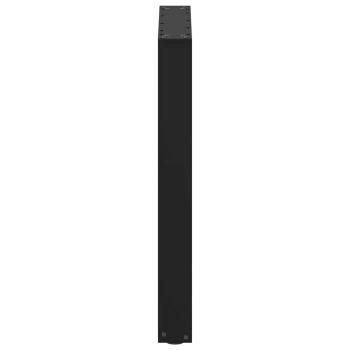 Esstischbeine U-Form 2 Stk. Schwarz 70x(72-73) cm Stahl