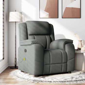 ARDEBO.de - Massagesessel Dunkelgrau Stoff