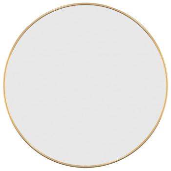 Wandspiegel Golden Ø 50 cm Rund