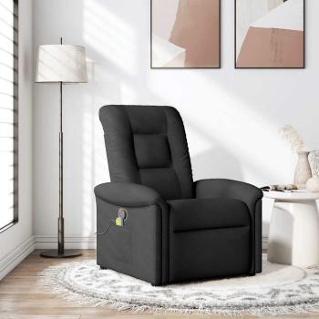 ARDEBO.de - Massagesessel Schwarz Stoff