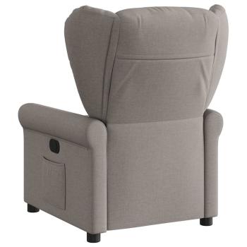 Relaxsessel Taupe Stoff