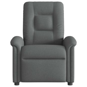 Relaxsessel Elektrisch Dunkelgrau Stoff