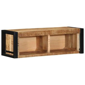 ARDEBO.de - TV-Schrank 80x30x25 cm Raues Massivholz Mango