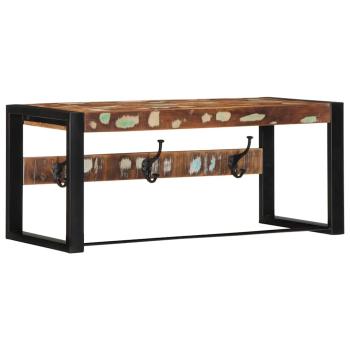 ARDEBO.de - Garderobe Mehrfarbig 80x35x35 cm Altholz Massiv