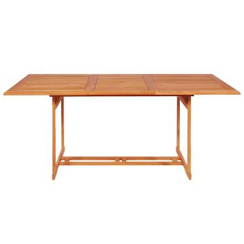 9-tlg. Garten-Essgruppe mit Kissen Massivholz Teak