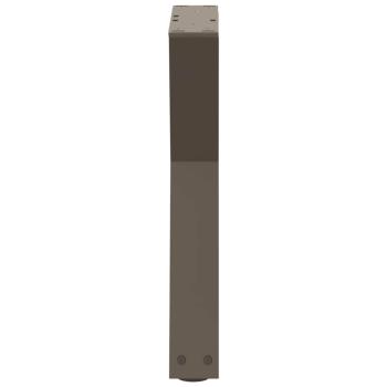 Couchtischbeine 2 Stk. Naturstahl 28x(42-43,3) cm Stahl