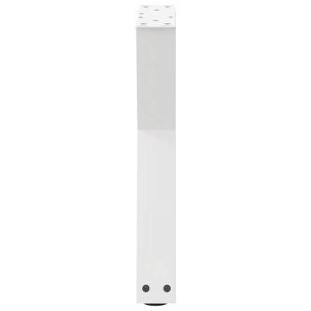 Couchtischbeine 2 Stk. Weiß 38x(42-43,3) cm Stahl