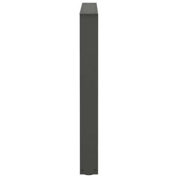 Esstisch Beine V-Form 2 Stück Anthrazit 80x(72-73,3) cm Stahl