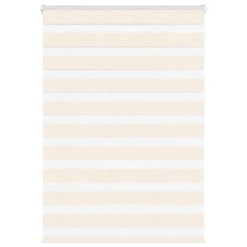 ARDEBO.de - Doppelrollo Marmorbeige 110x100cm Stoffbreite 105,9 cm Polyester