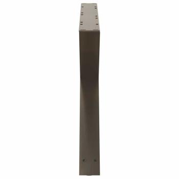 Couchtischbeine 2 Stk. Naturstahl 70x(42-43,3) cm Stahl