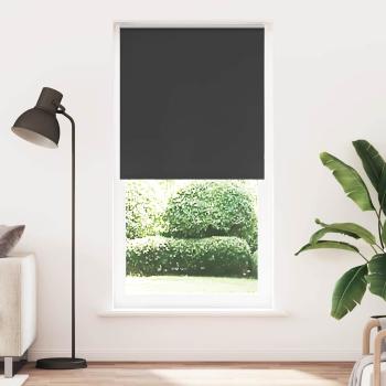 ARDEBO.de - Verdunkelungsrollo Schwarz 90x210 cm Stoffbreite 85,7 cm
