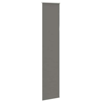 Verdunkelungsrollo Grau 45x210 cm Stoffbreite 40,7 cm Polyester