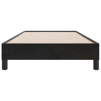 Boxspringbett ohne Matratze Schwarz 80x210 cm Samt