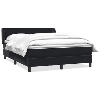 ARDEBO.de - Boxspringbett mit Matratze Schwarz 160x210 cm Samt
