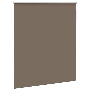 Verdunkelungsrollo Kaffeebraun 135x130cm Stoffbreite 131,6cm