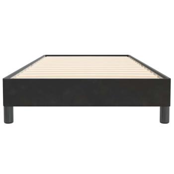 Boxspringbett ohne Matratze Schwarz 90x220 cm Samt