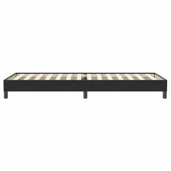 Boxspringbett ohne Matratze Schwarz 90x220 cm Samt