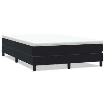 Boxspringbett ohne Matratze Schwarz 160x220 cm Samt