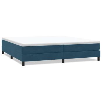 Boxspringbett ohne Matratze Dunkelblau 200x220 cm Samt