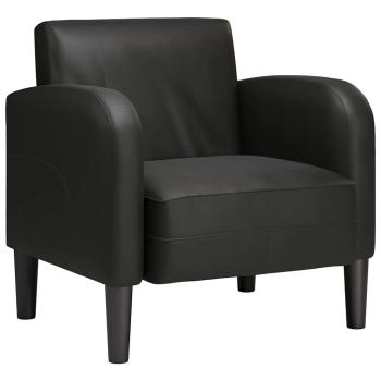 Sessel mit Armlehnen Schwarz 54 cm Kunstleder