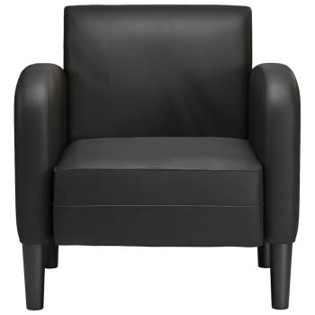 Sessel mit Armlehnen Schwarz 54 cm Kunstleder