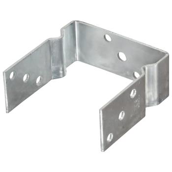 Pfostenträger 12 Stk. Silbern 14×6×15 cm Verzinkter Stahl