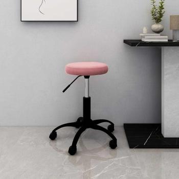 ARDEBO.de - Bürostuhl Drehbar Rosa Samt