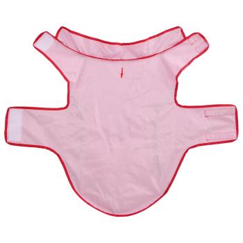 Hunde Regenmantel mit Reflexstreifen Polyester Rot L