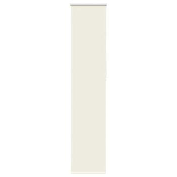 ARDEBO.de - Verdunkelungsrollo Cremeweiß 40x230cm Stoffbreite 35,7 cm