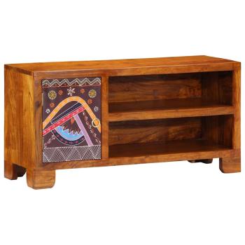 ARDEBO.de - TV-Schrank Mehrfarbig 90x30x45 cm Massivholz Akazie