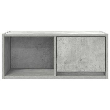 TV-Schrank Betongrau 60x31x25,5 cm Holzwerkstoff