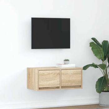 ARDEBO.de - TV-Schrank Sonoma-Eiche 60x31x25,5 cm Holzwerkstoff