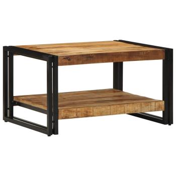 ARDEBO.de - Couchtisch 70x50x38 cm Raues Massivholz Mango