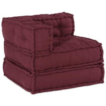 Modulares Sofaelement Kastanienbraun 70x70x54 cm Stoff