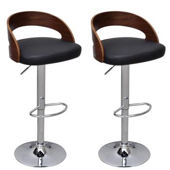 ARDEBO.de - Barhocker 2 Stk. Bugholz
