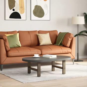 ARDEBO.de - Couchtischbeine Naturstahl 2 Stk. 50x(30-31) cm Stahl