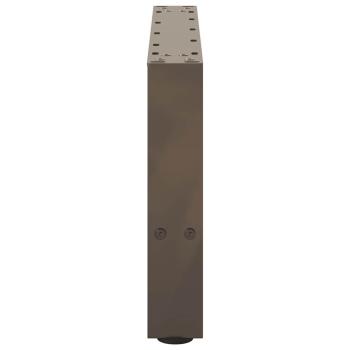 Couchtischbeine Naturstahl 2 Stk. 50x(30-31) cm Stahl