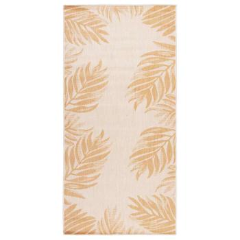 ARDEBO.de - Outdoor-Teppich Flachgewebe 100x200 cm Blattmuster