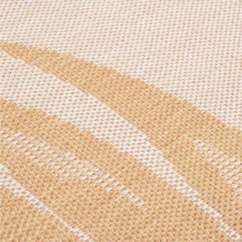 Outdoor-Teppich Flachgewebe 100x200 cm Blattmuster