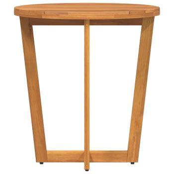 Garten-Beistelltisch Rund Ø70x75 cm Massivholz Akazie