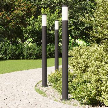 Pollerleuchten 3er 110 cm Edelstahl IP44