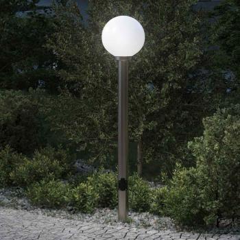 ARDEBO.de - Pollerleuchte mit Auslass 120 cm Edelstahl IP44