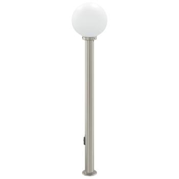 Pollerleuchte mit Auslass 120 cm Edelstahl IP44