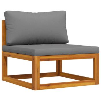 2-tlg. Garten-Sofagarnitur mit Auflage Massivholz Akazie