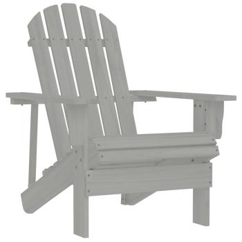 ARDEBO.de - Gartenstuhl Holz Grau