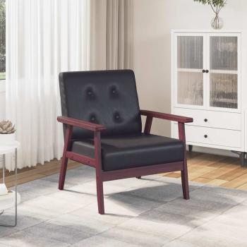 ARDEBO.de - Sessel Schwarz Kunstleder