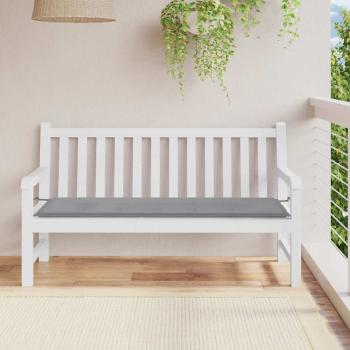 ARDEBO.de - Gartenbank-Auflage Grau 150x50x3 cm Oxford-Gewebe